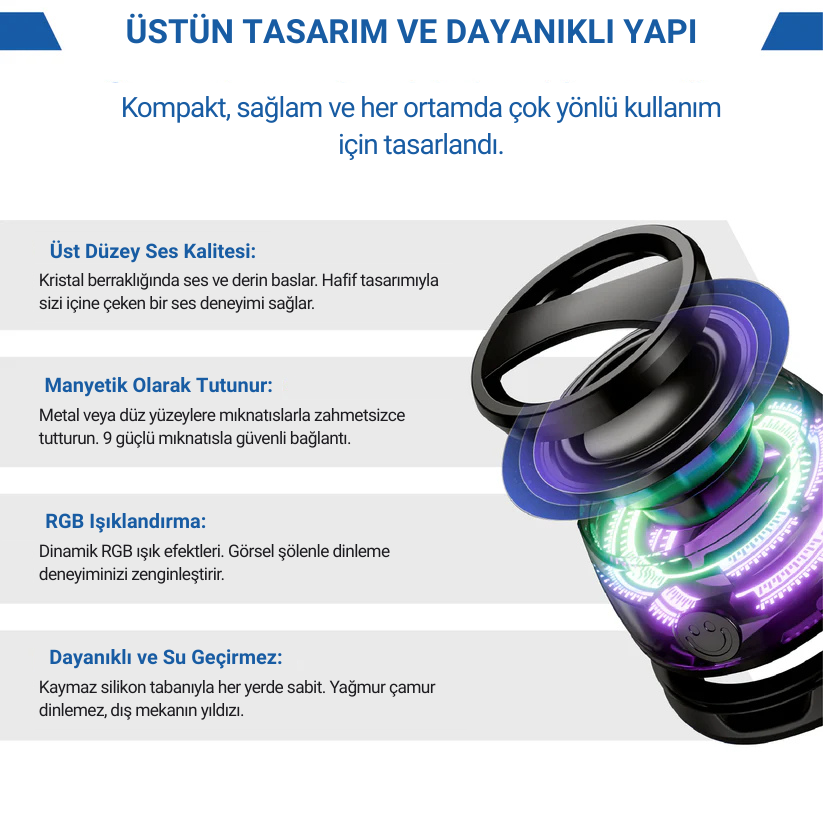 Coolesh Manyetik RGB Ses Bombası