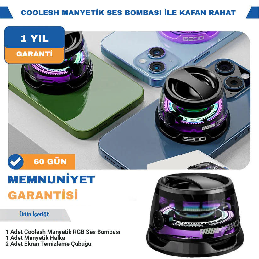 Coolesh Manyetik RGB Ses Bombası