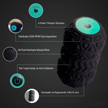 Titreşimli Masaj Silindiri